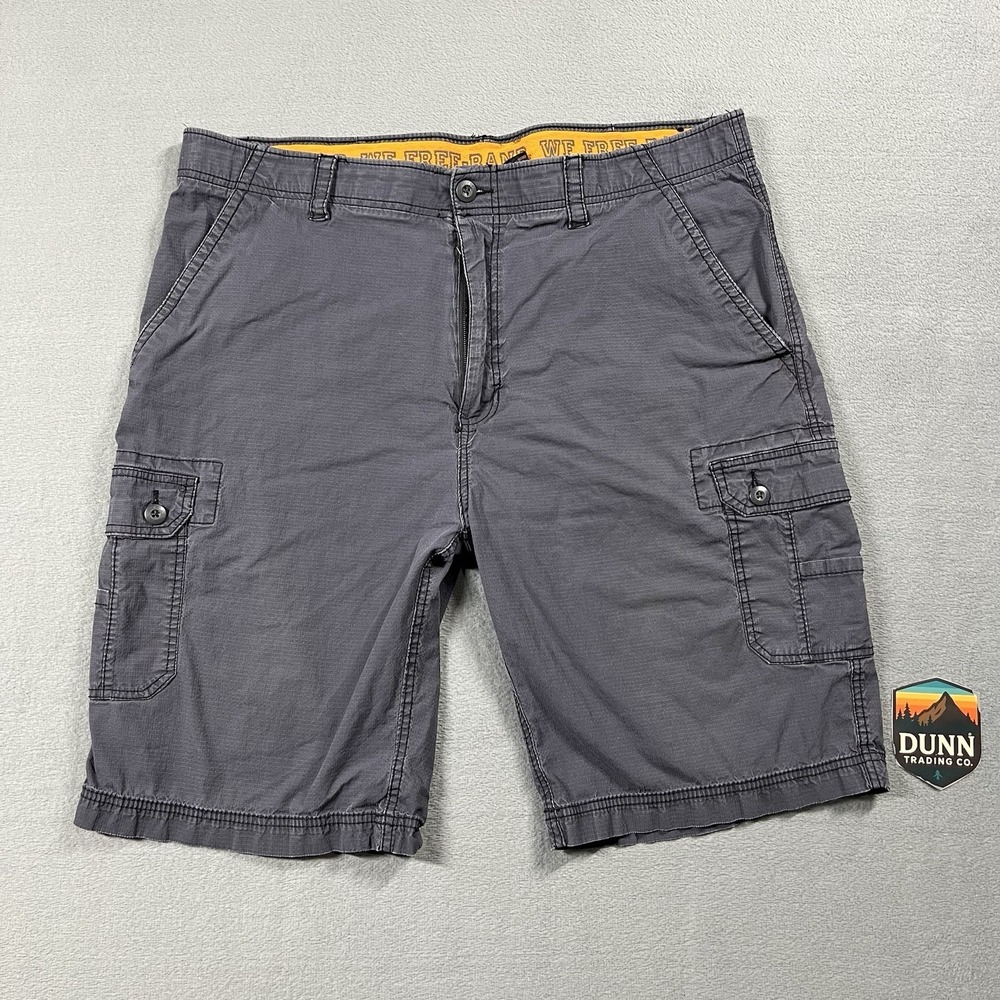 WearFirst Shorts Mens 40 Gray Cargo 11" Stretch Workwear Outdoor Casual